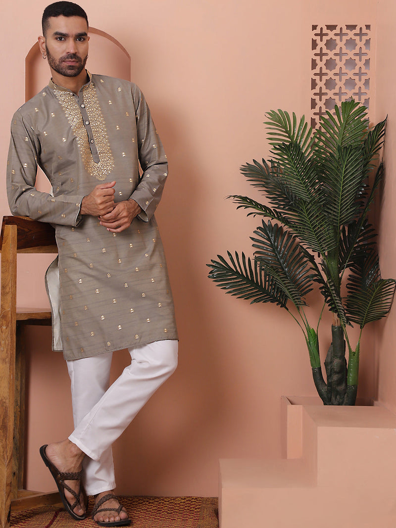 Men's Foil Printed Kurtas