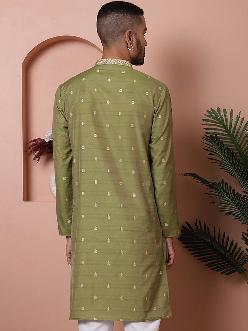 Men's Foil Printed Kurtas