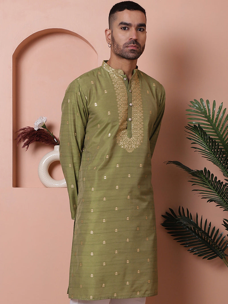 Men's Foil Printed Kurtas