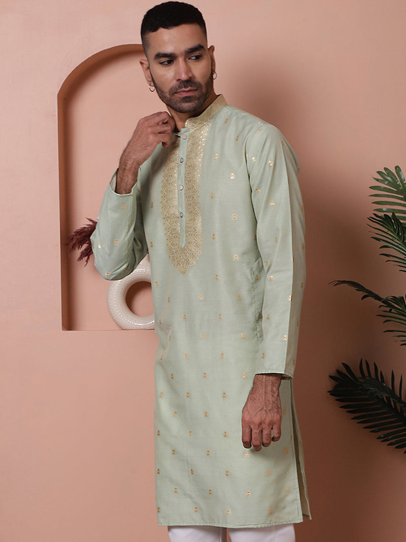 Men's Foil Printed Kurtas