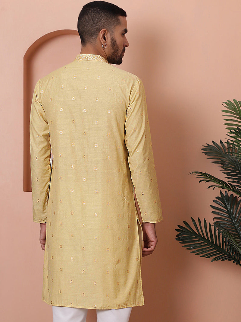 Men's Foil Printed Kurtas