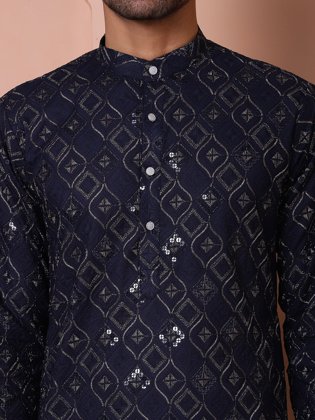 Men's Sequins and Embroidered Kurtas