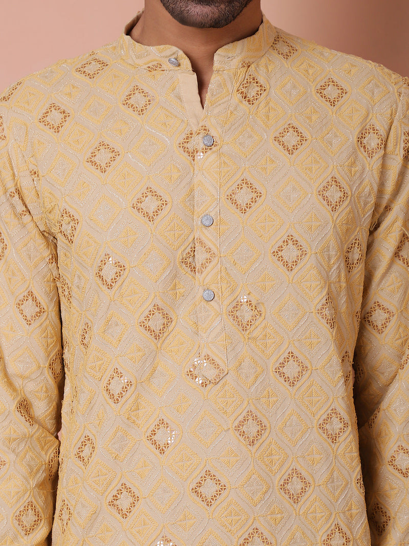 Men's Sequins and Embroidered Kurtas