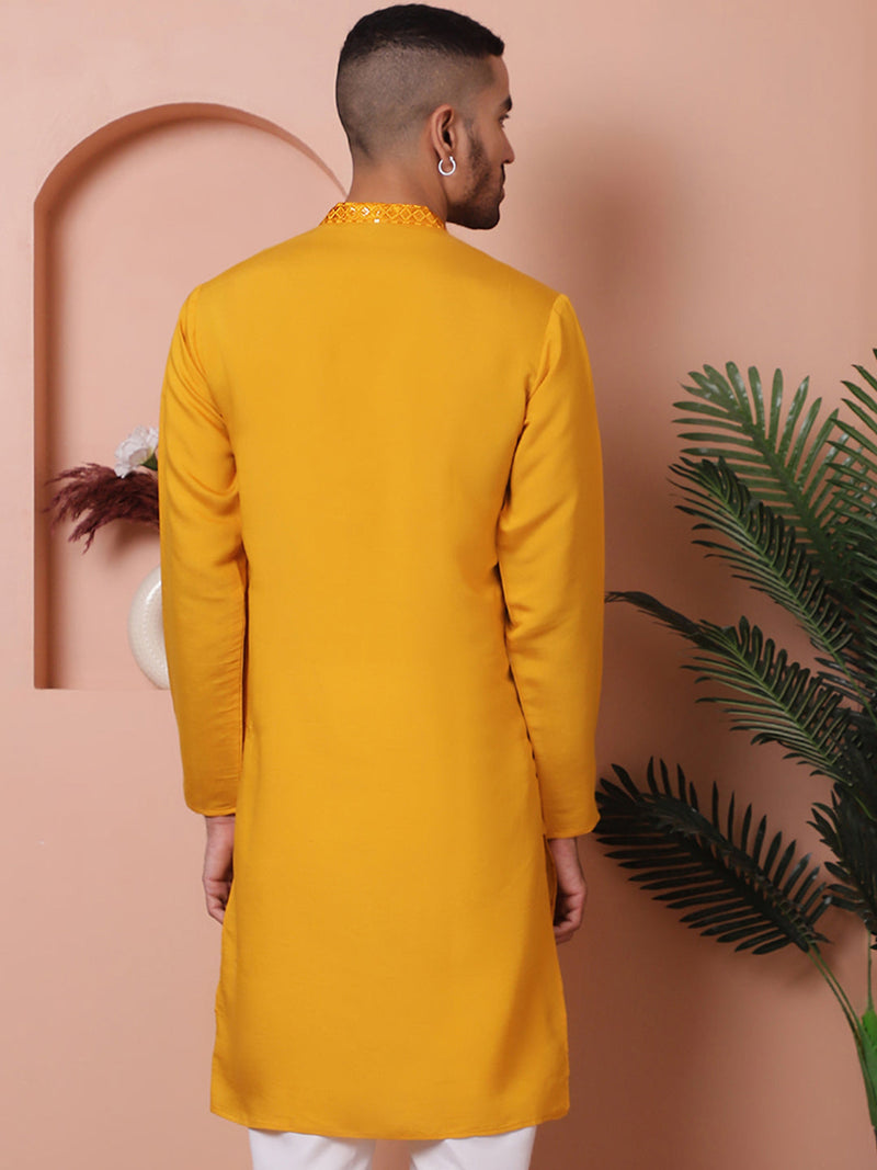 Men's Embroidered and Sequins Kurtas