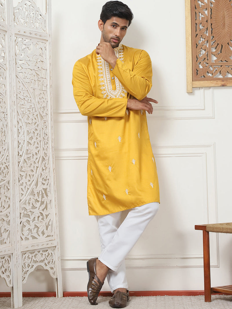 Collar Embroidered & Sequin Kurtas