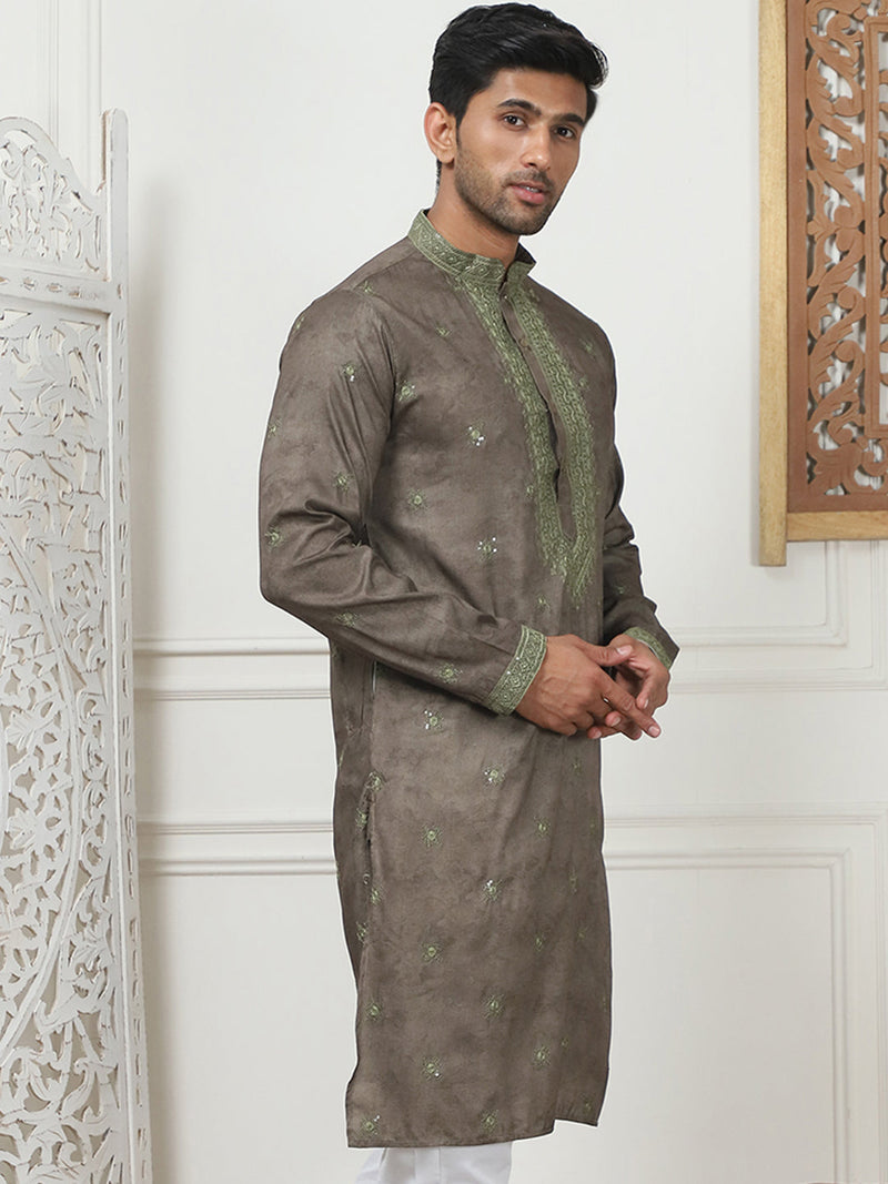 Men's Embroidered & Sequin Kurtas