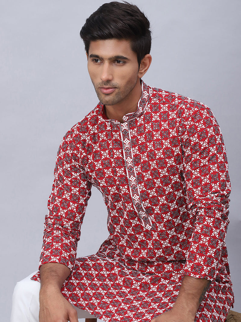 Embroidered & Sequins Kurtas for Men.