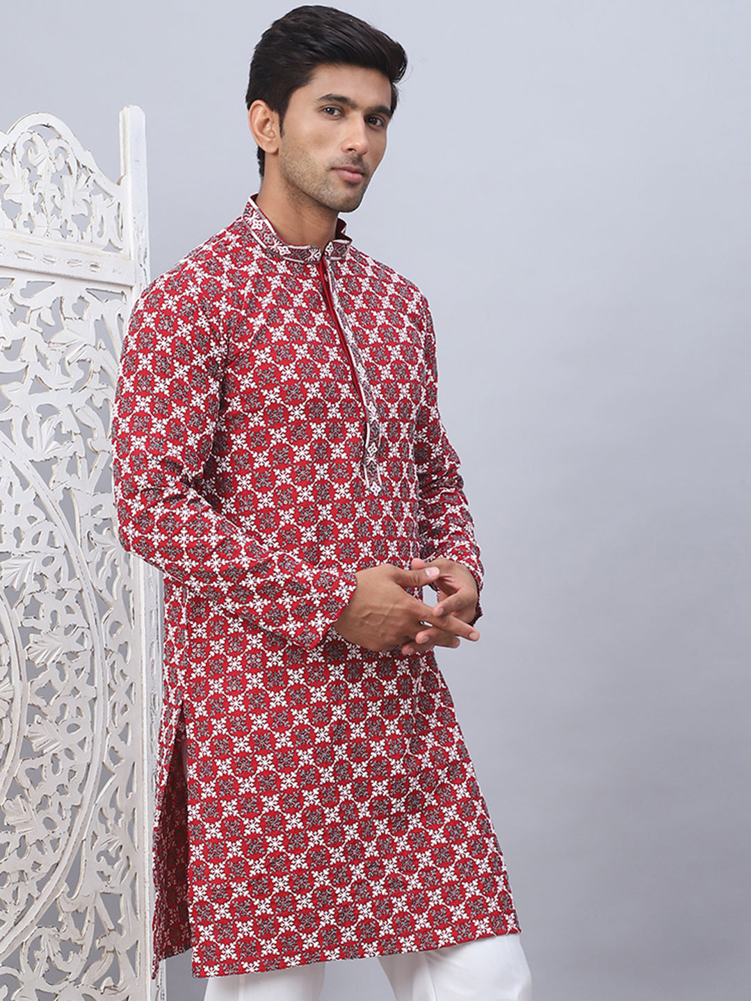 Embroidered & Sequins Kurtas for Men