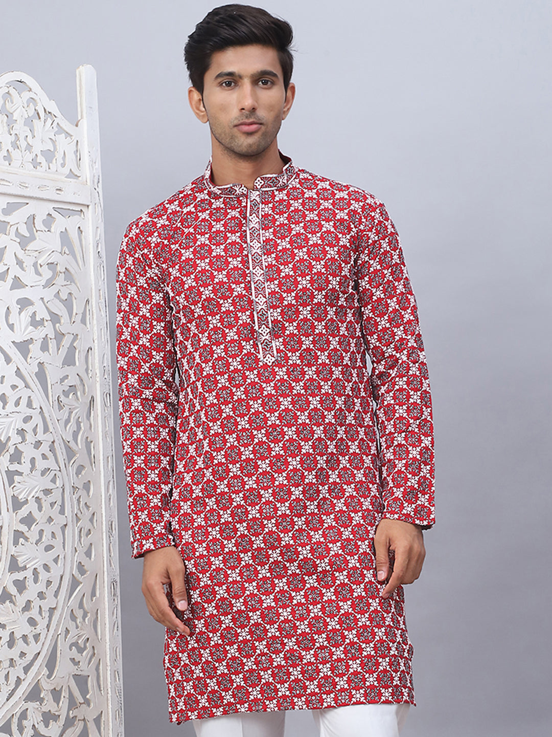 Embroidered & Sequins Kurtas for Men