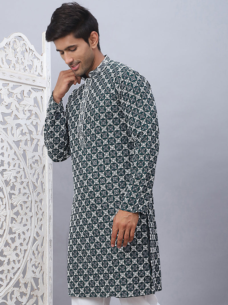 Embroidered & Sequins Kurtas for Men.