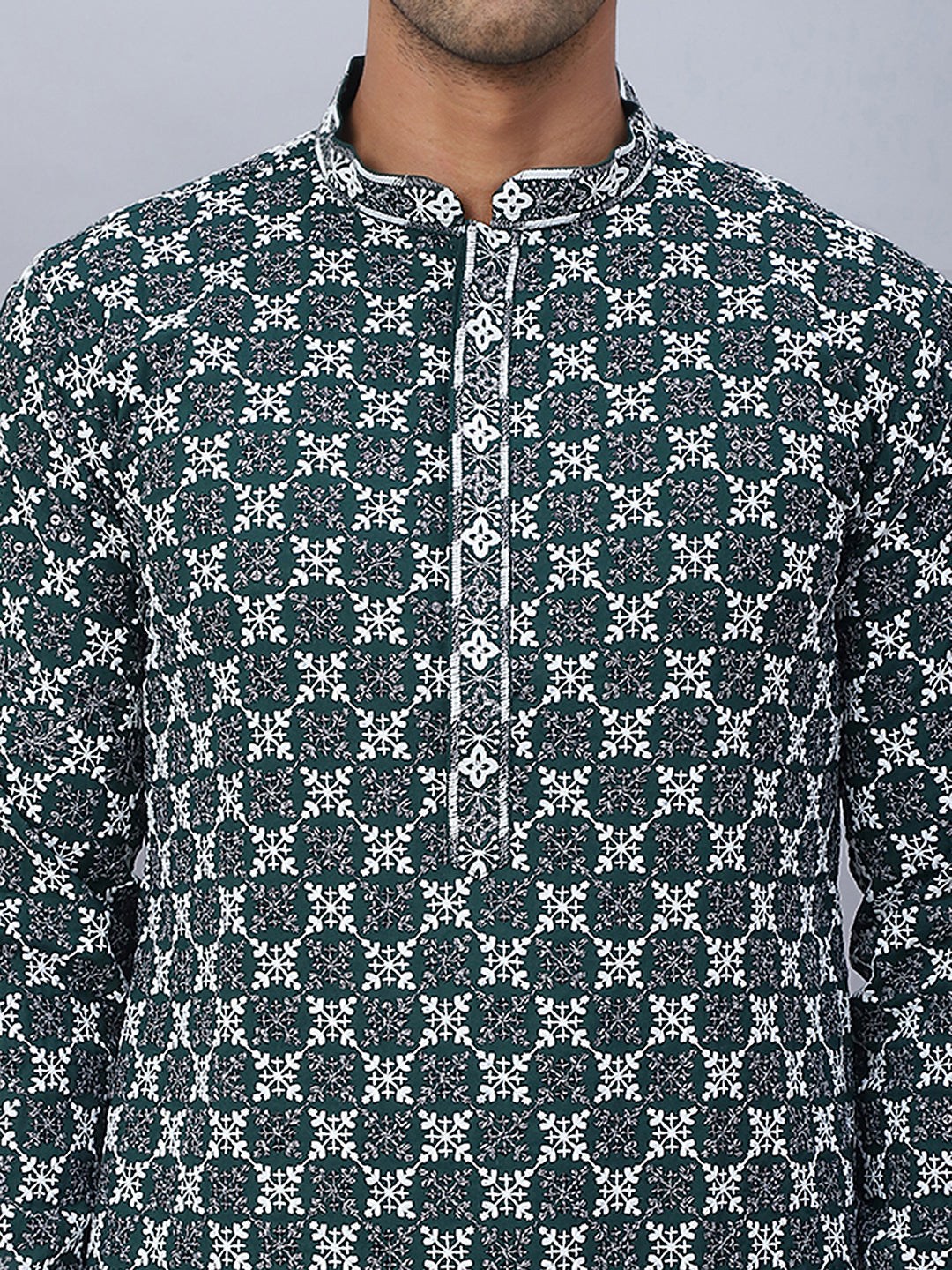 Embroidered & Sequins Kurtas for Men