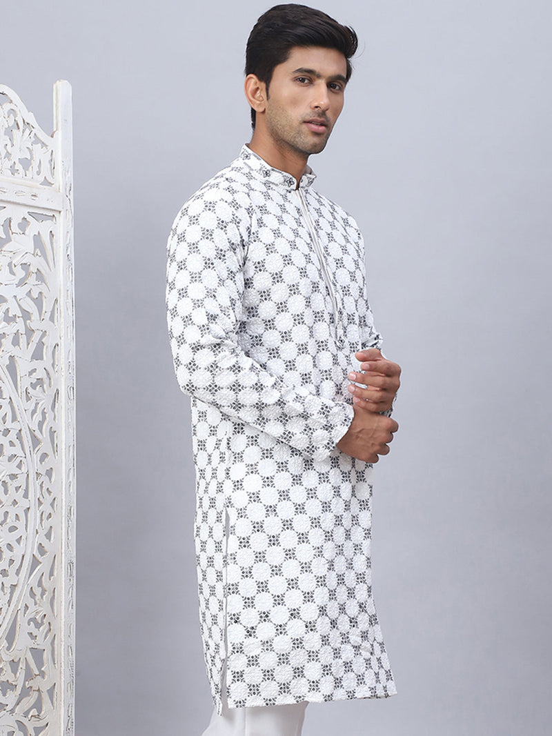 Embroidered & Sequins Kurtas for Men.