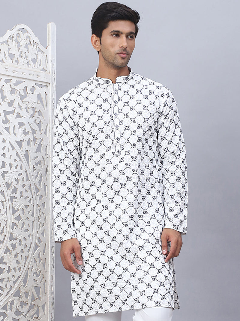 Embroidered & Sequins Kurtas for Men.