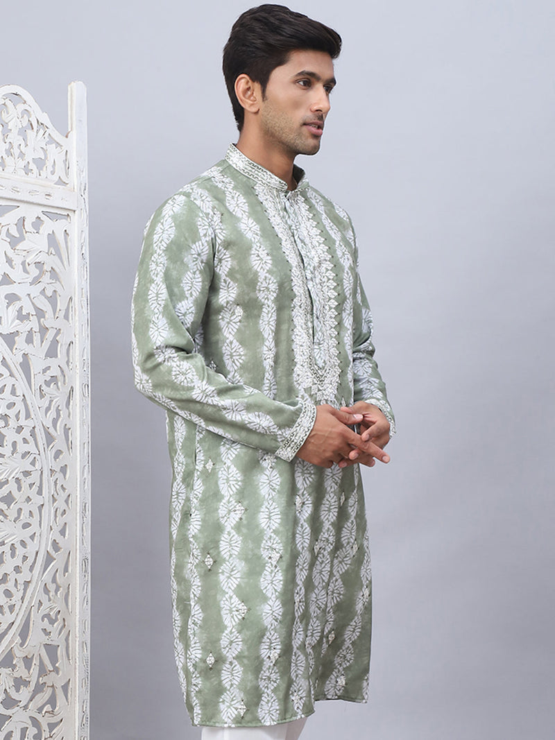 Tie-dye Embroidered & Sequin Kurtas