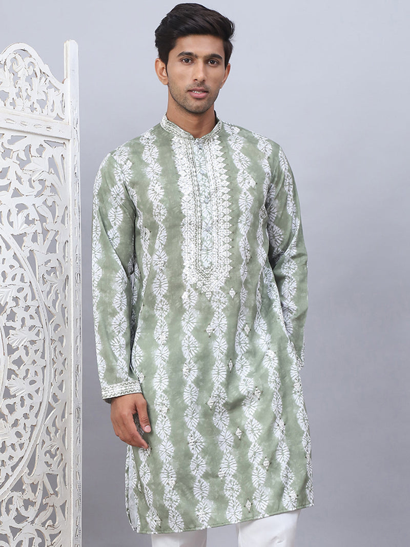 Tie-dye Embroidered & Sequin Kurtas