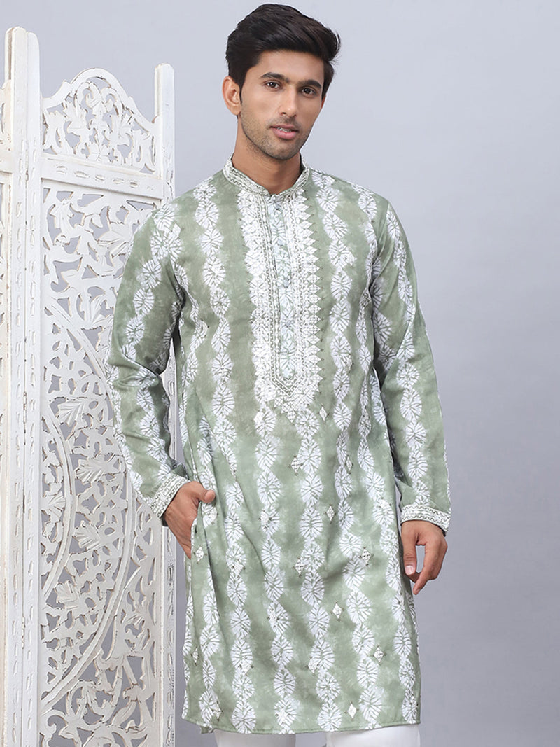 Tie-dye Embroidered & Sequin Kurtas