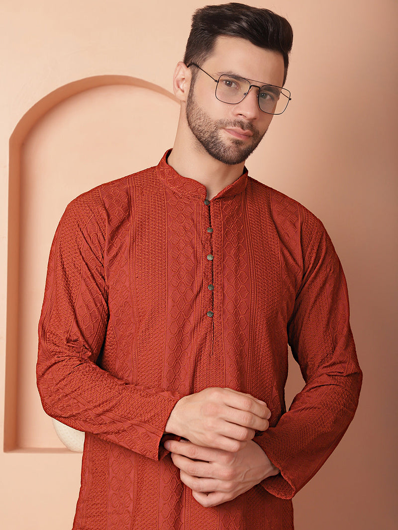 Chikankari Cotton Kurtas