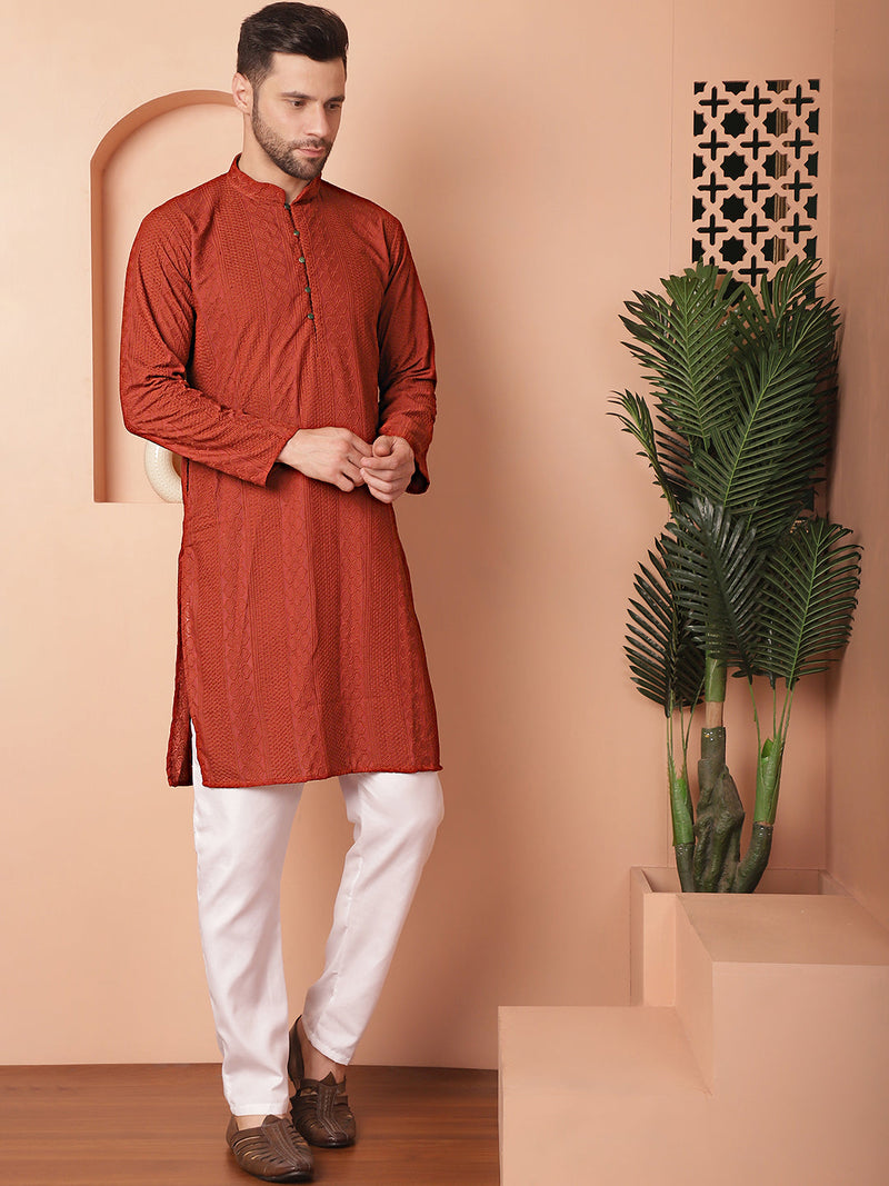 Chikankari Cotton Kurtas