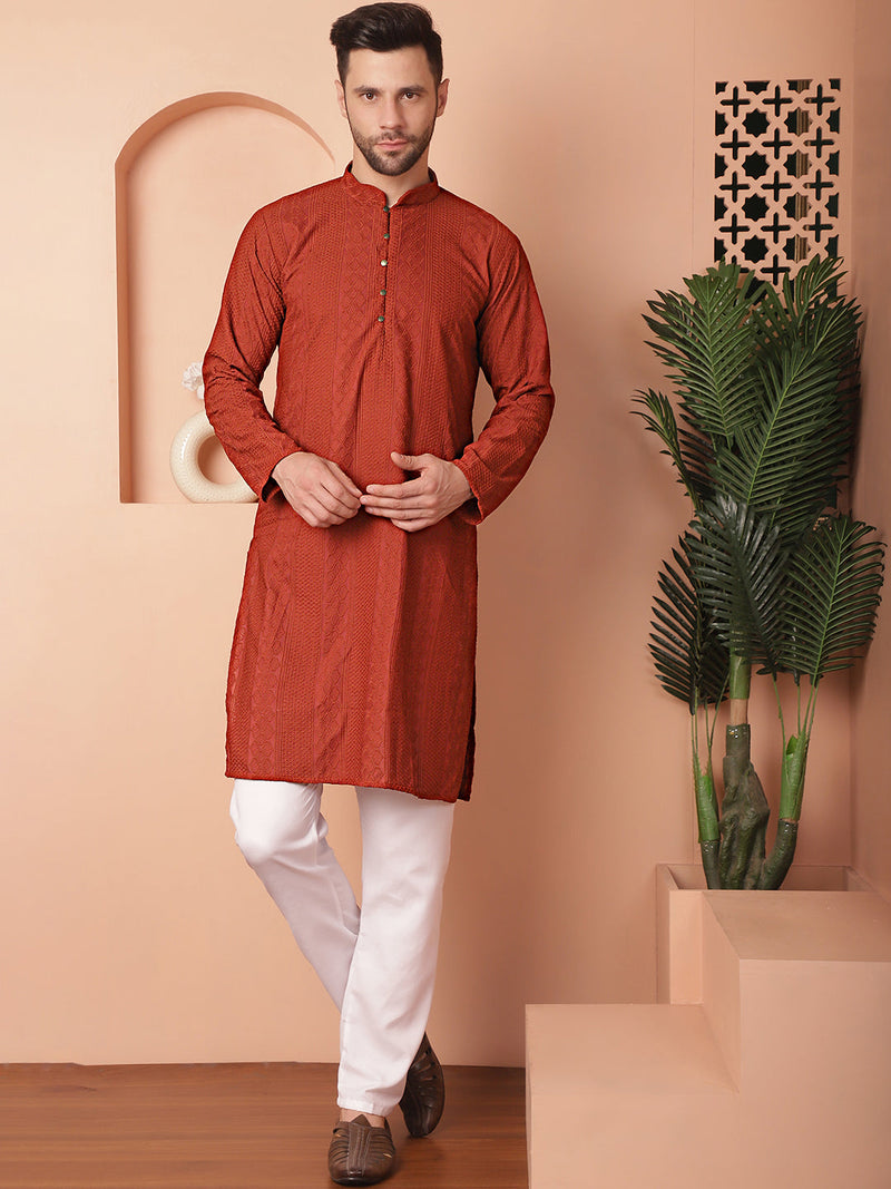 Chikankari Cotton Kurtas