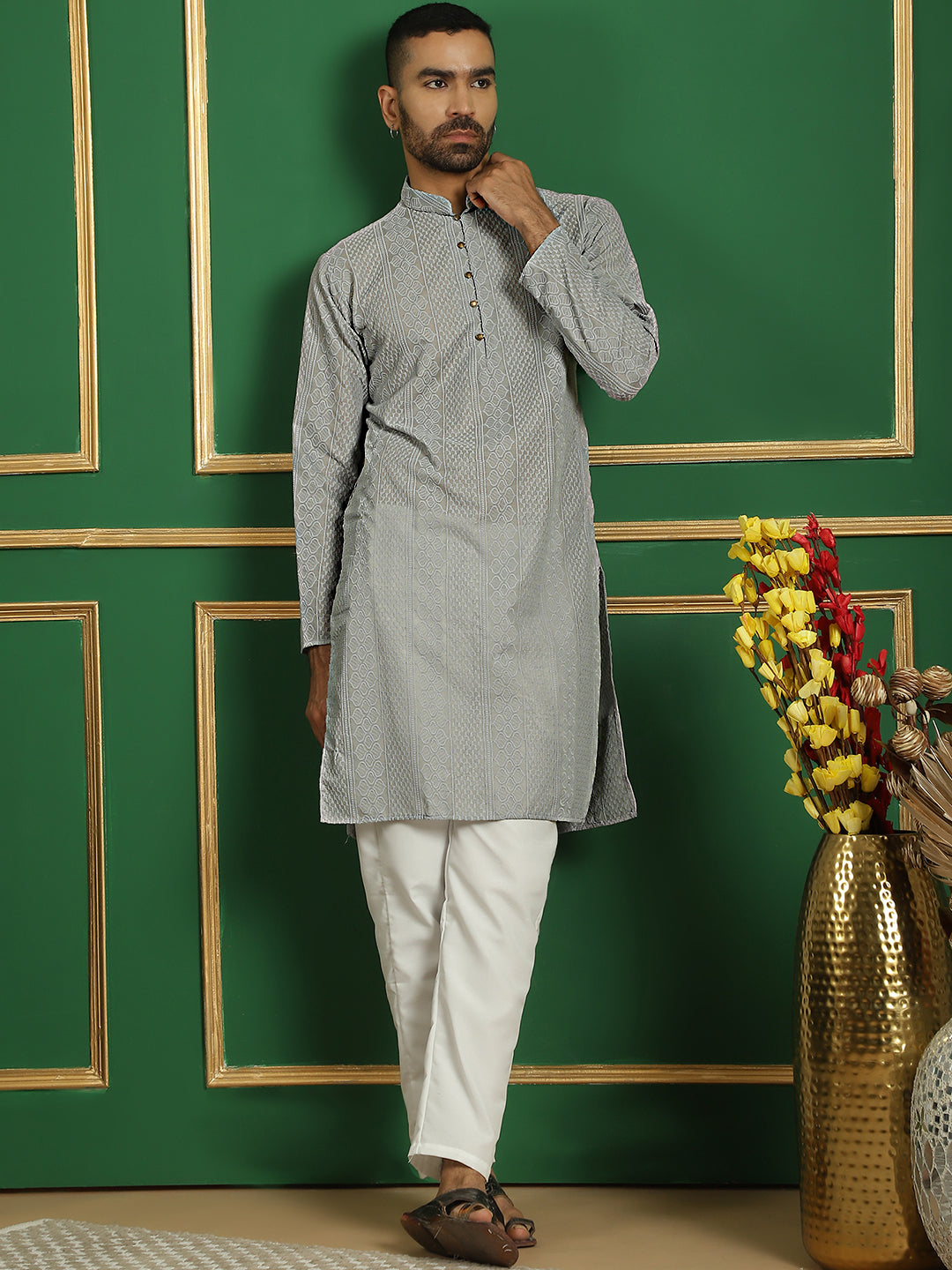 Chikankari Cotton Kurtas