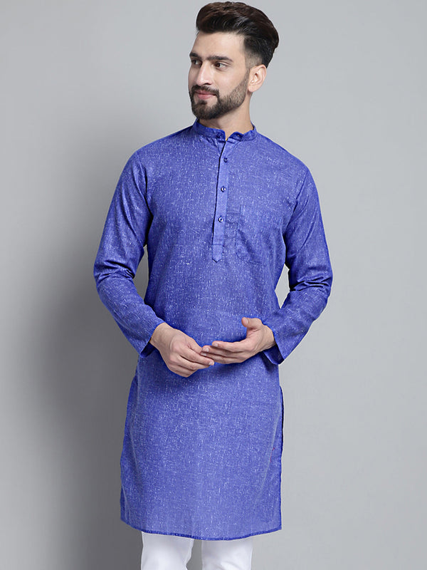 Men's Solid Pure Cotton Kurta Only