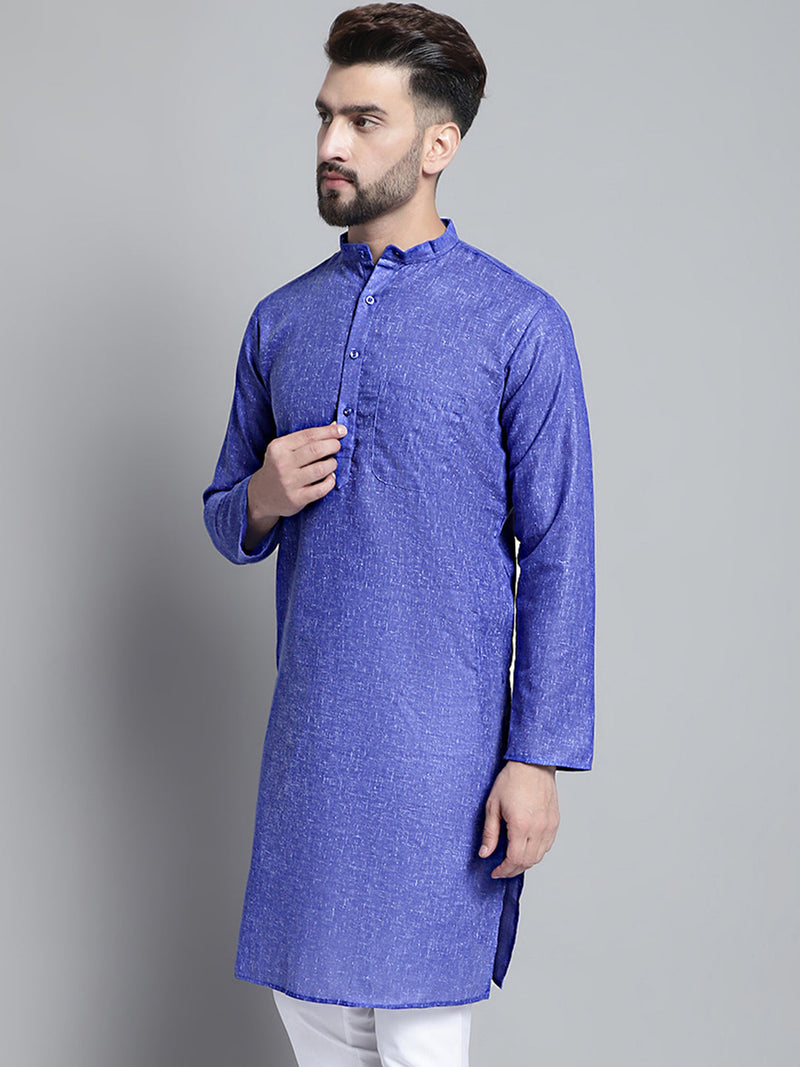 Men's Solid Pure Cotton Kurta Only