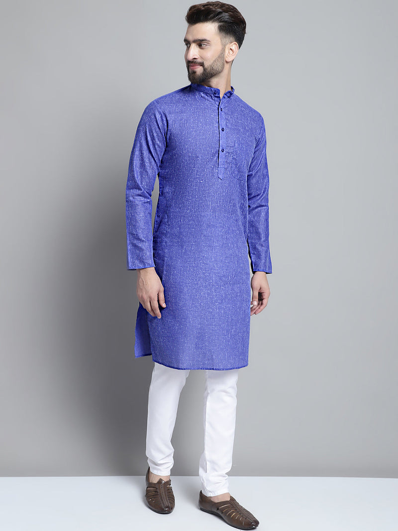 Men's Solid Pure Cotton Kurta Only