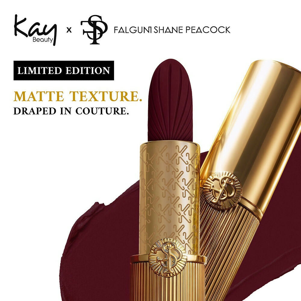 Kay Beauty x Falguni Shane Peacock Luxe Matte Lipstick - Mulberry Cashmere