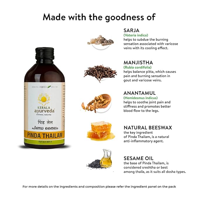 Kerala Ayurveda Pinda Thailam 200 Ml