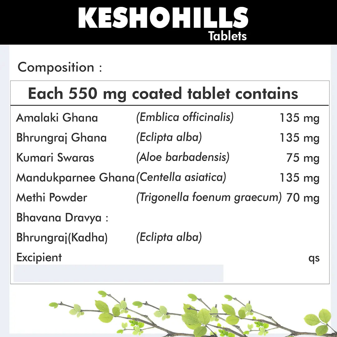Herbal Hills Ayurveda Keshohills Tablets