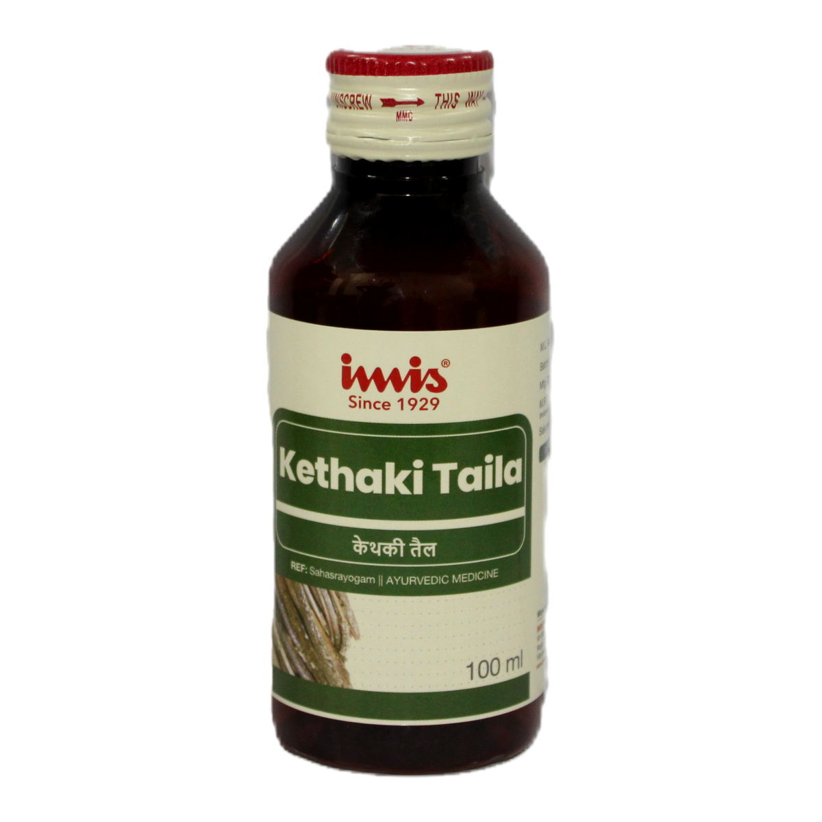 IMIS Ayurveda Kethaki taila