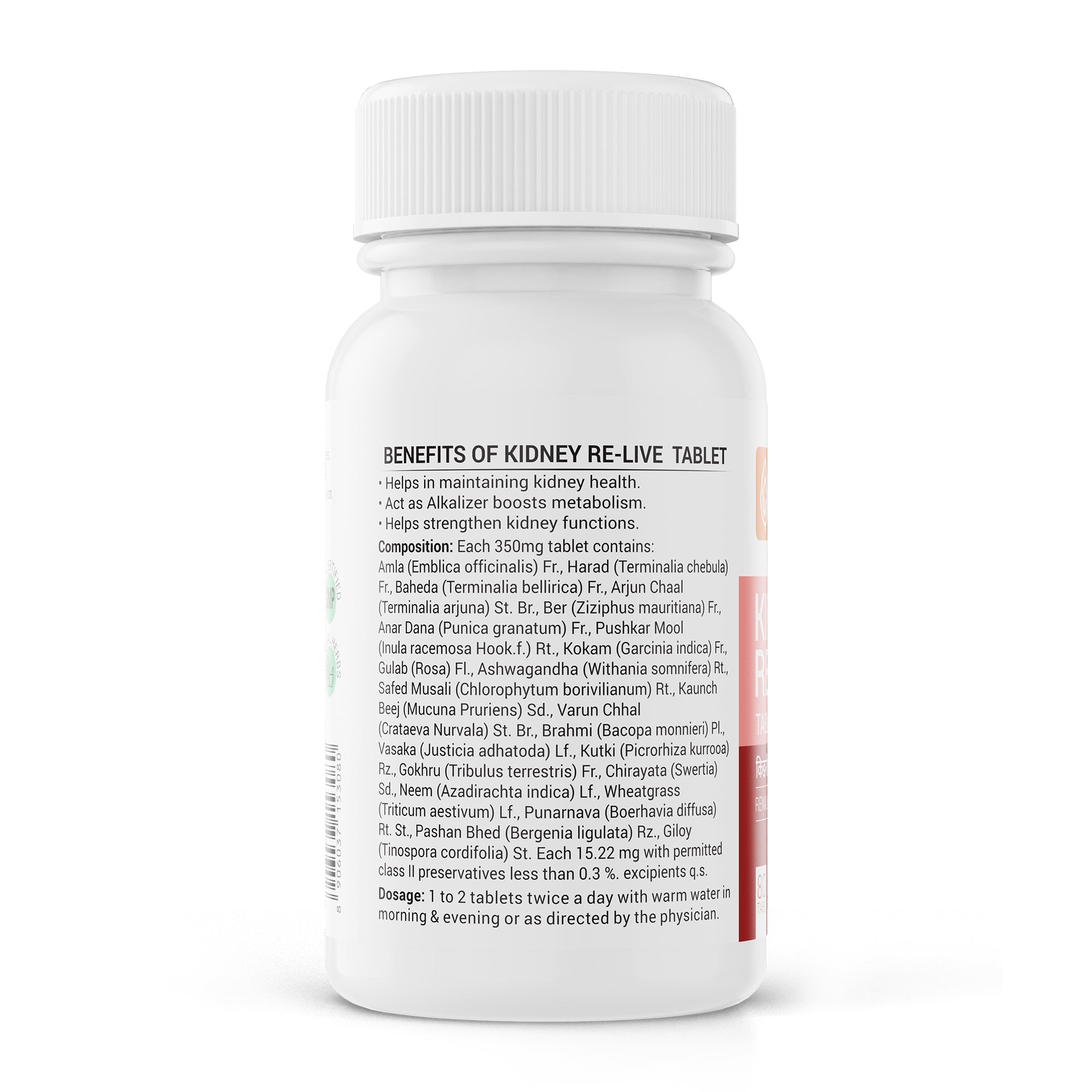 Krishna'S Herbal & Ayurveda Kidney Re-Live Tablets