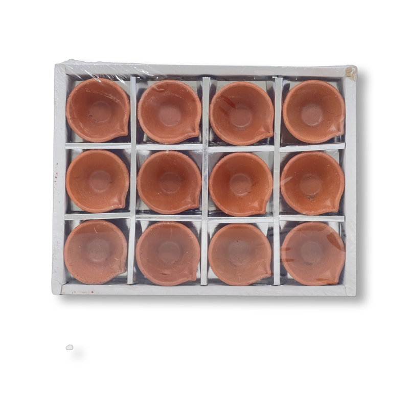 Kitchen Queen Plain Diya designer Set of 12
