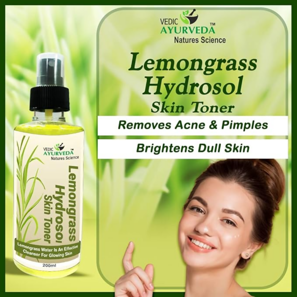 VedicAyurveda Lemongrass Hydrosol Skin Toner