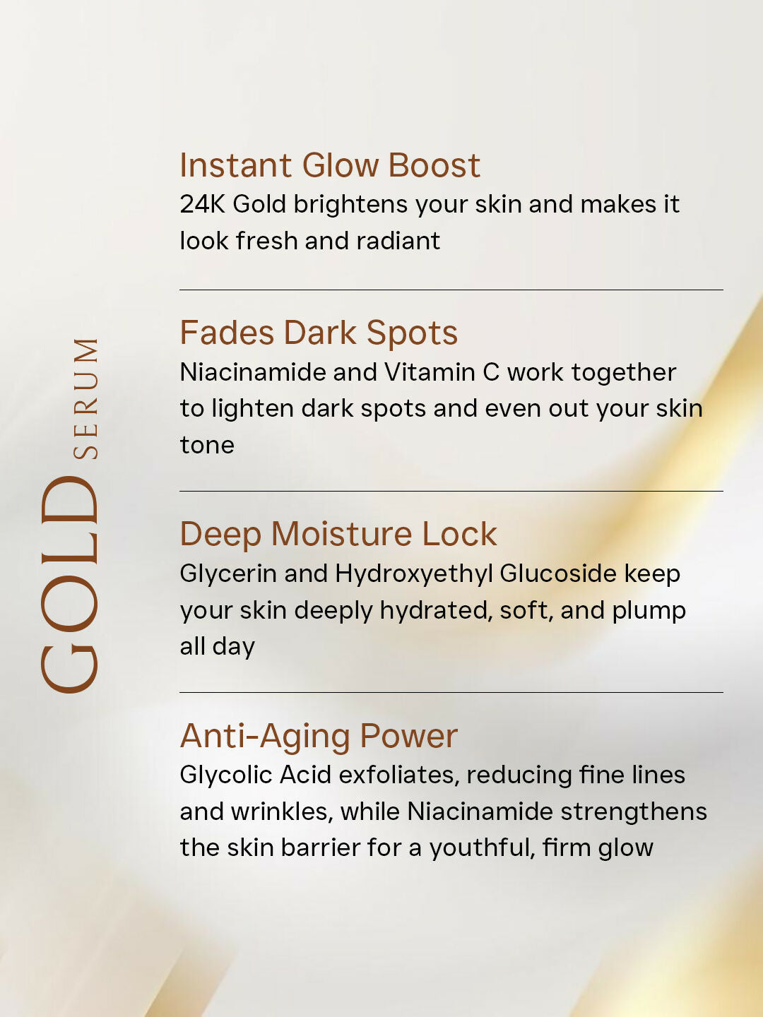 Flawora 24k Golden Glow Face Serum