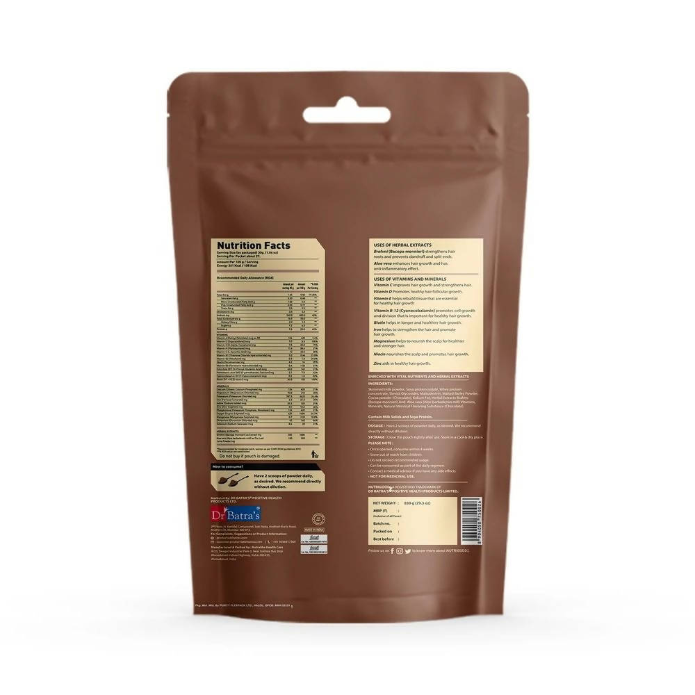 Dr. Batra's NutriGood For Hair Care - Chocolate Flavour