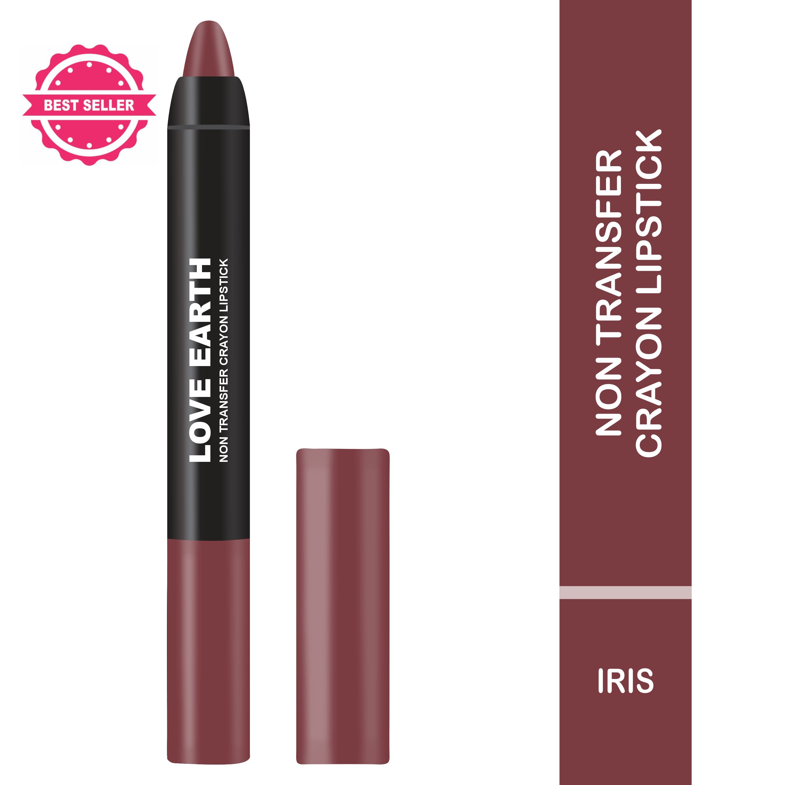Love Earth Non Transfer Crayon Lipstick-Iris