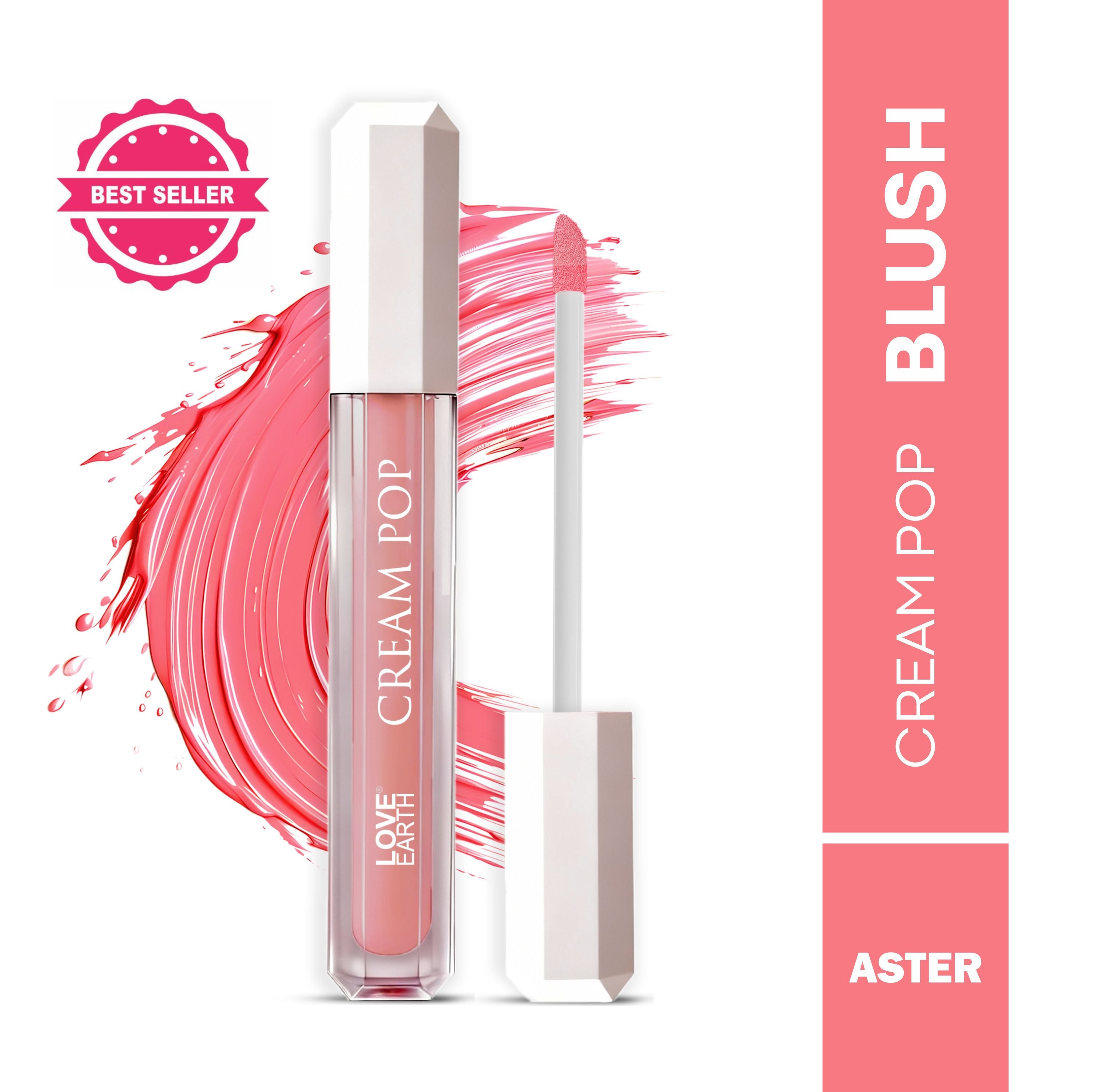 Love Earth Cream Pop Blush - Aster