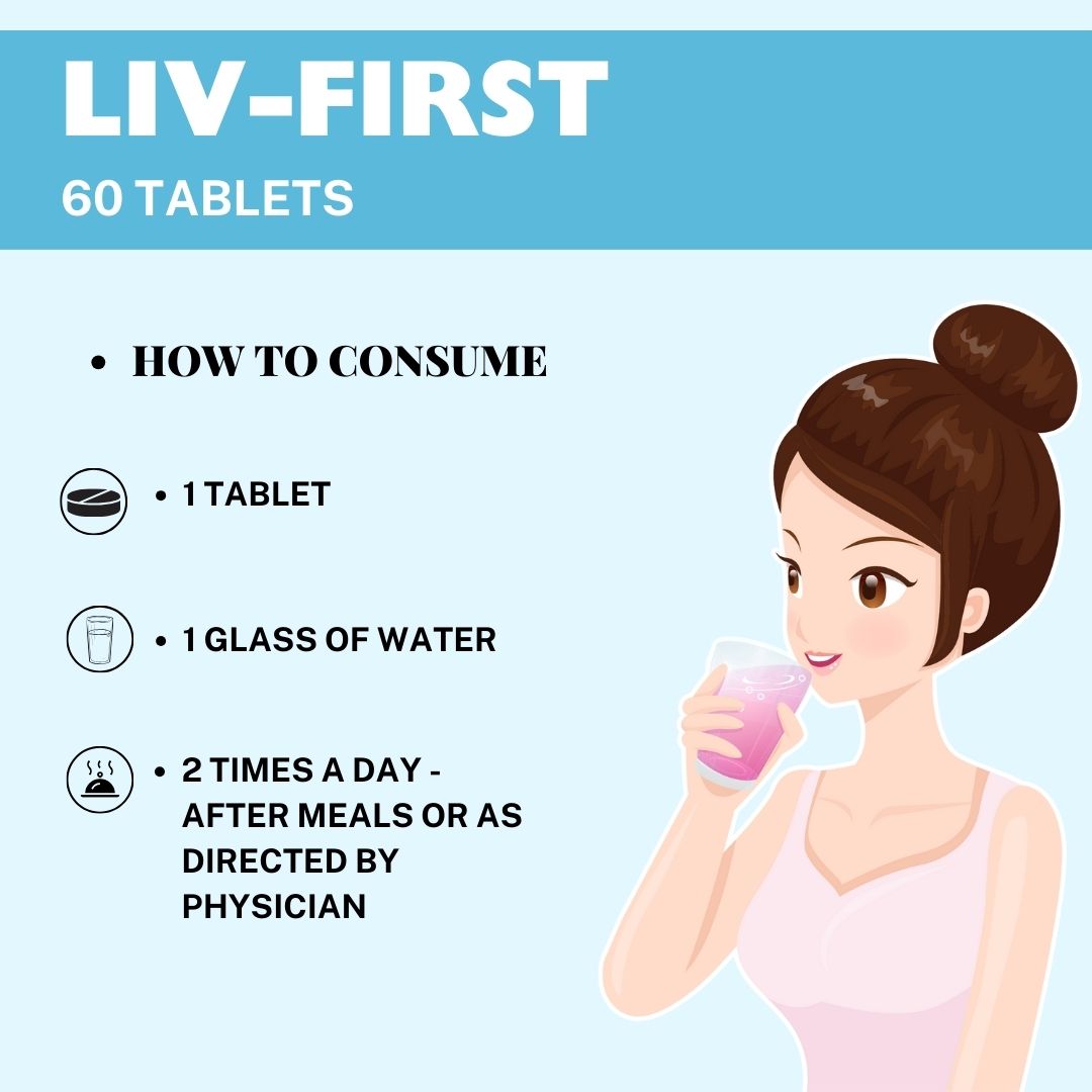 Herbal Hills Liv - First Liver Support Tablets