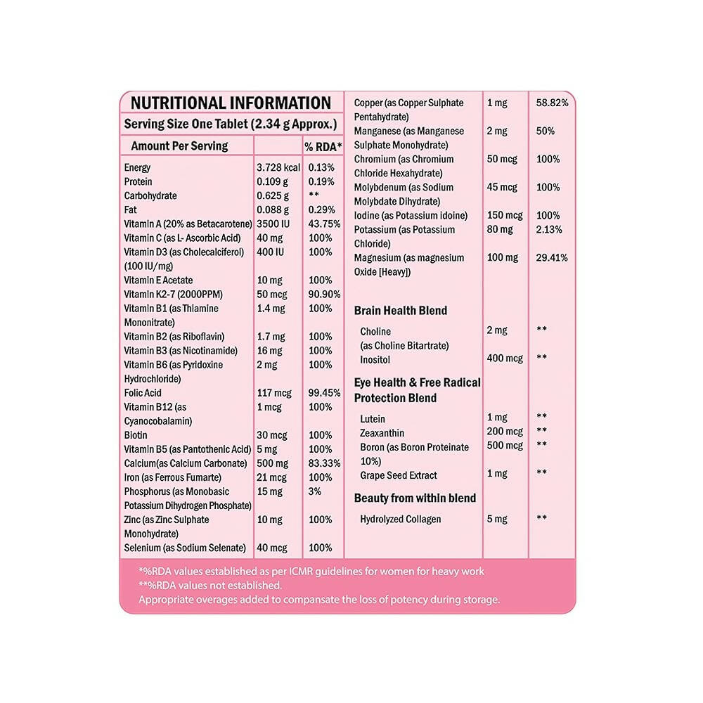 Scitron Multi Women Daily Multi-Vitamin Tablets