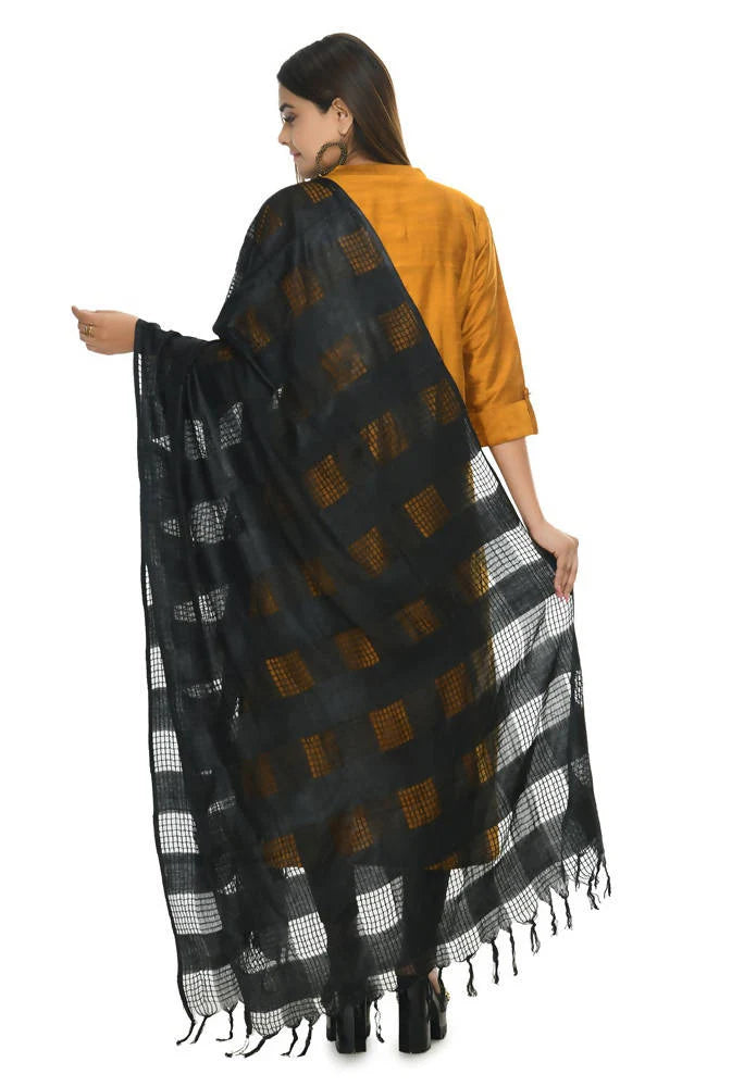 Mominos Fashion Black Window Dupatta