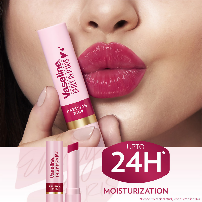 Vaseline Emily In Paris Tinted Lip Balm Stick - Parisian Pink