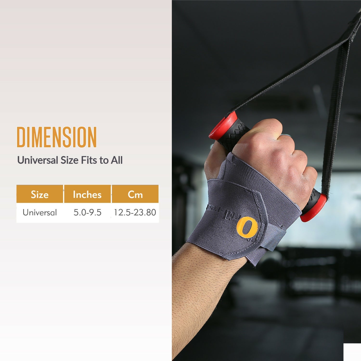 Orth-rem Wrist Support Brace with Thumb Loop Strap