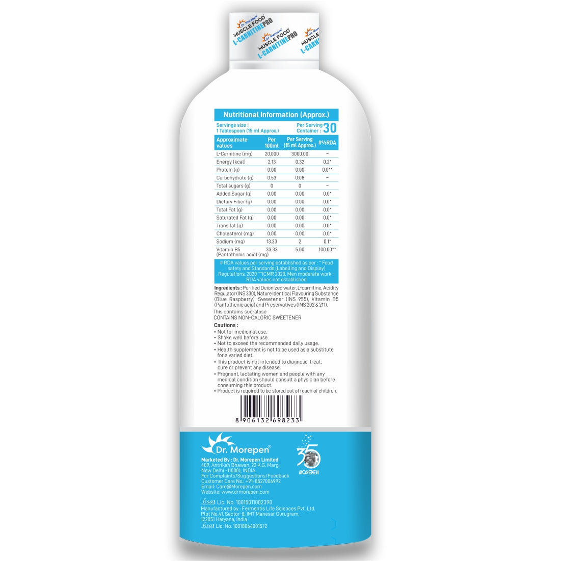 Dr Morpen L-Carnitine Pro Orange