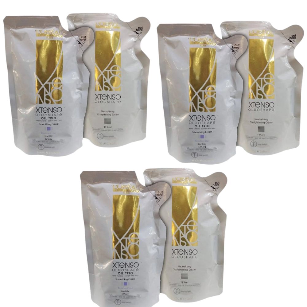 L'Oreal Paris X-Tenso Oleoshape Smoothing Neutralizing Straightening Hair Cream 400 ml