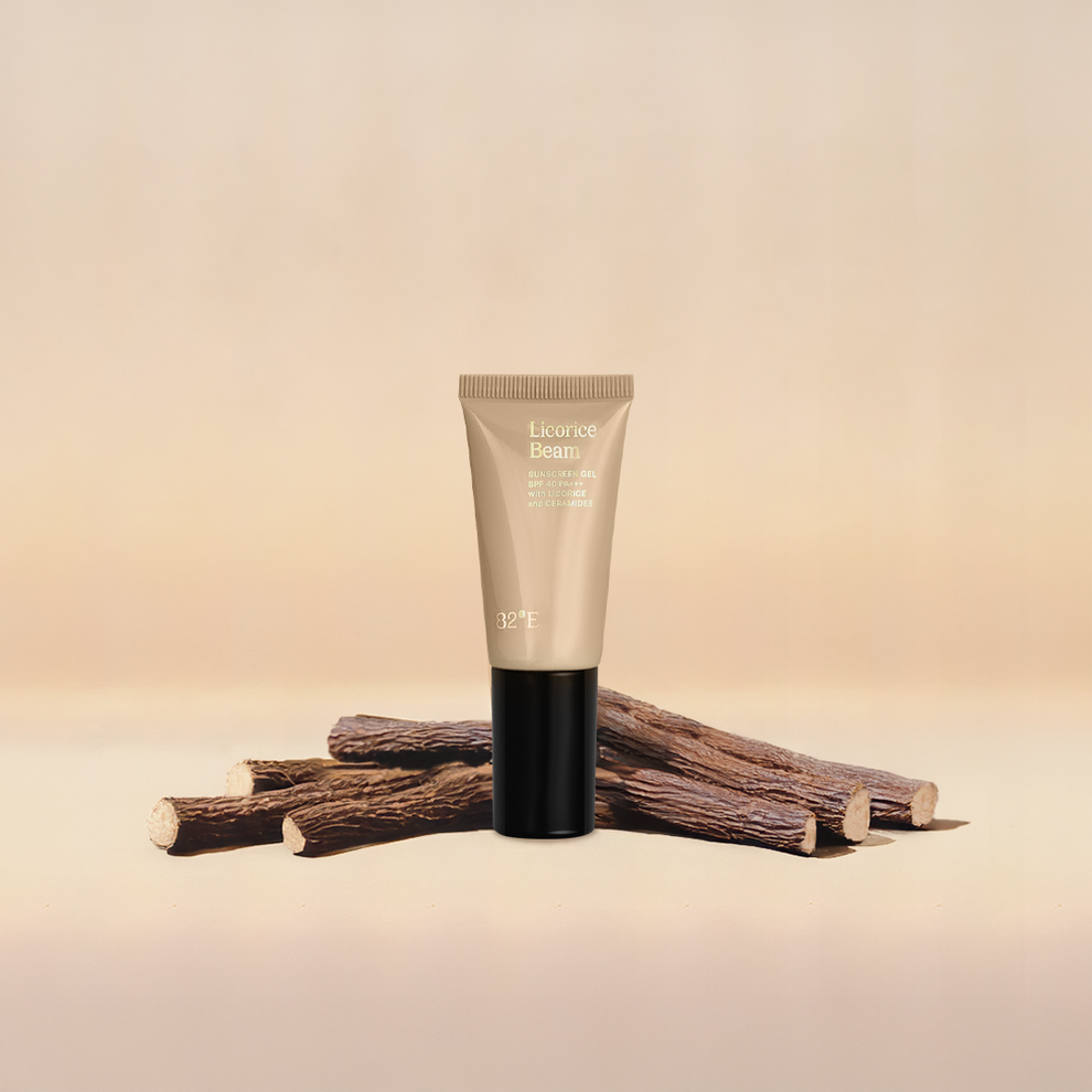82°E By Deepika Padukone Licorice Beam Sunscreen Gel | SPF 40 PA+++ | Clear Sunscreen Gel with Licorice and Ceramides