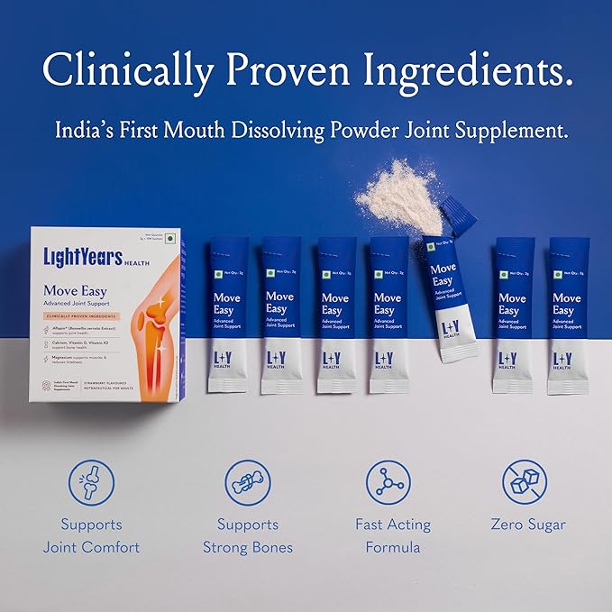 LightYears Move Easy | Advanced Joint Support Supplement 15 Sachets