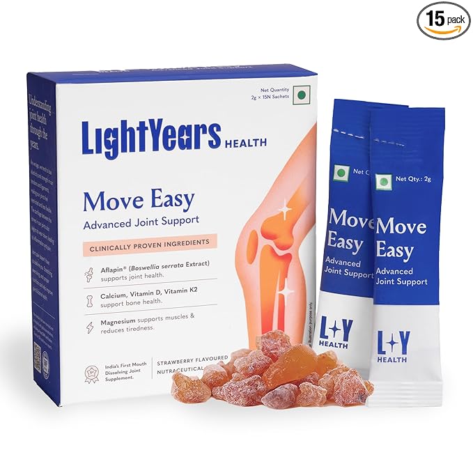 LightYears Move Easy | Advanced Joint Support Supplement 15 Sachets