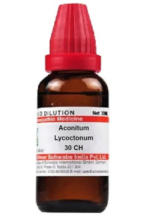 Dr. Willmar Schwabe India Aconitum Lycoctonum Dilution