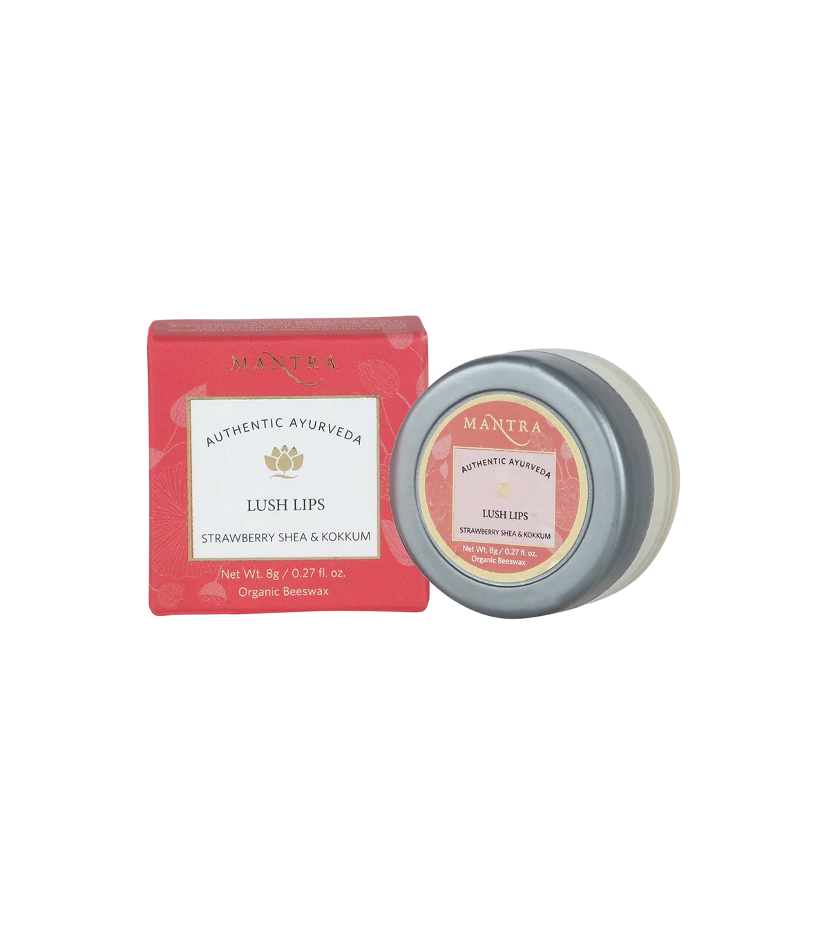 Mantra Lush Lips Strawberry Shea & Kokkum